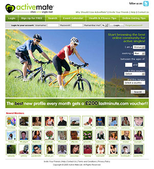 ActiveMate Web Site Screenshot - Click to Enlarge